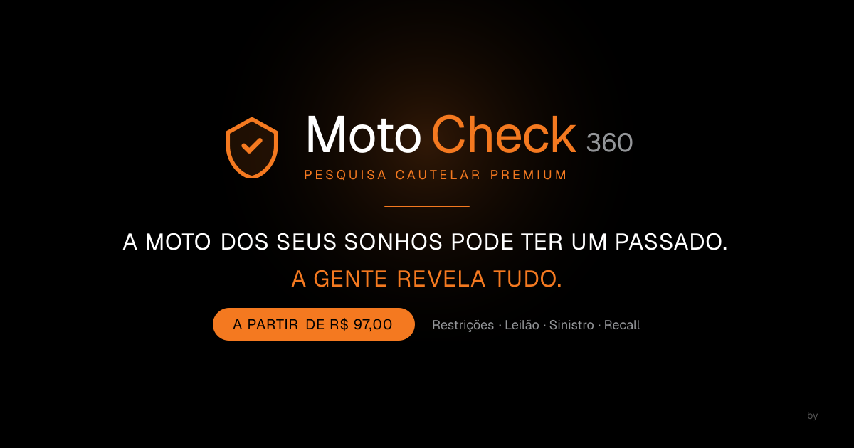 MotoCheck 360 — Cautelar e Inspeção para Motos Premium | Johnny Garage